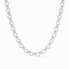Julie Vos Esme Silver Link Necklace