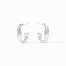 Julie Vos Laguna Hoop Silver Earring