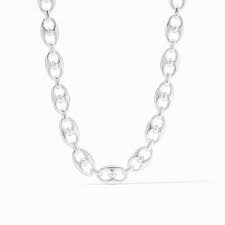 Julie Vos Laguna Silver Link Necklace