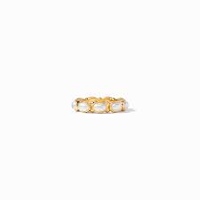 Julie Vos Mykonos Ring Pearl