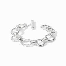 Julie Vos Portofino Silver Link Bracelet