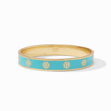 Julie Vos Soleil Bangle Bahamian Blue