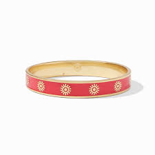 Julie Vos Soleil Bangle Coral
